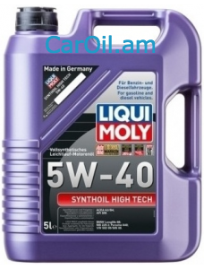 LIQUI MOLY Synthoil High Tech 5W-40 5L Լրիվ սինթետիկ